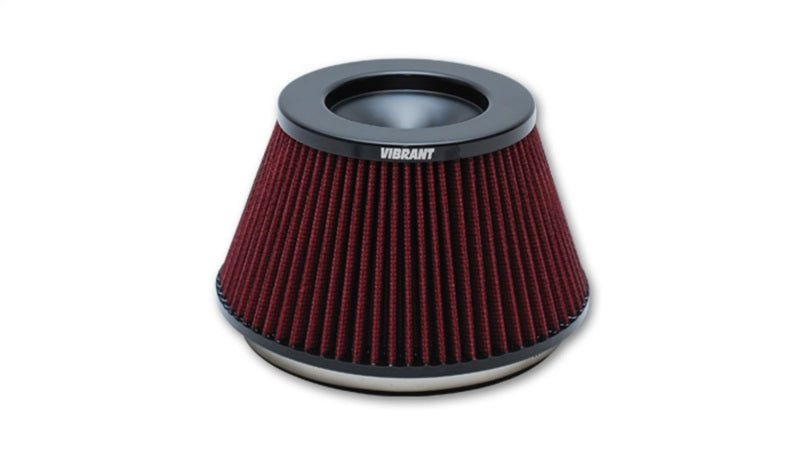 Vibrant The Classic Perf Air Filter 5in OD Conex3-5/8in Tallx6in ID Bellmouth VelocityStack10950-52 10960