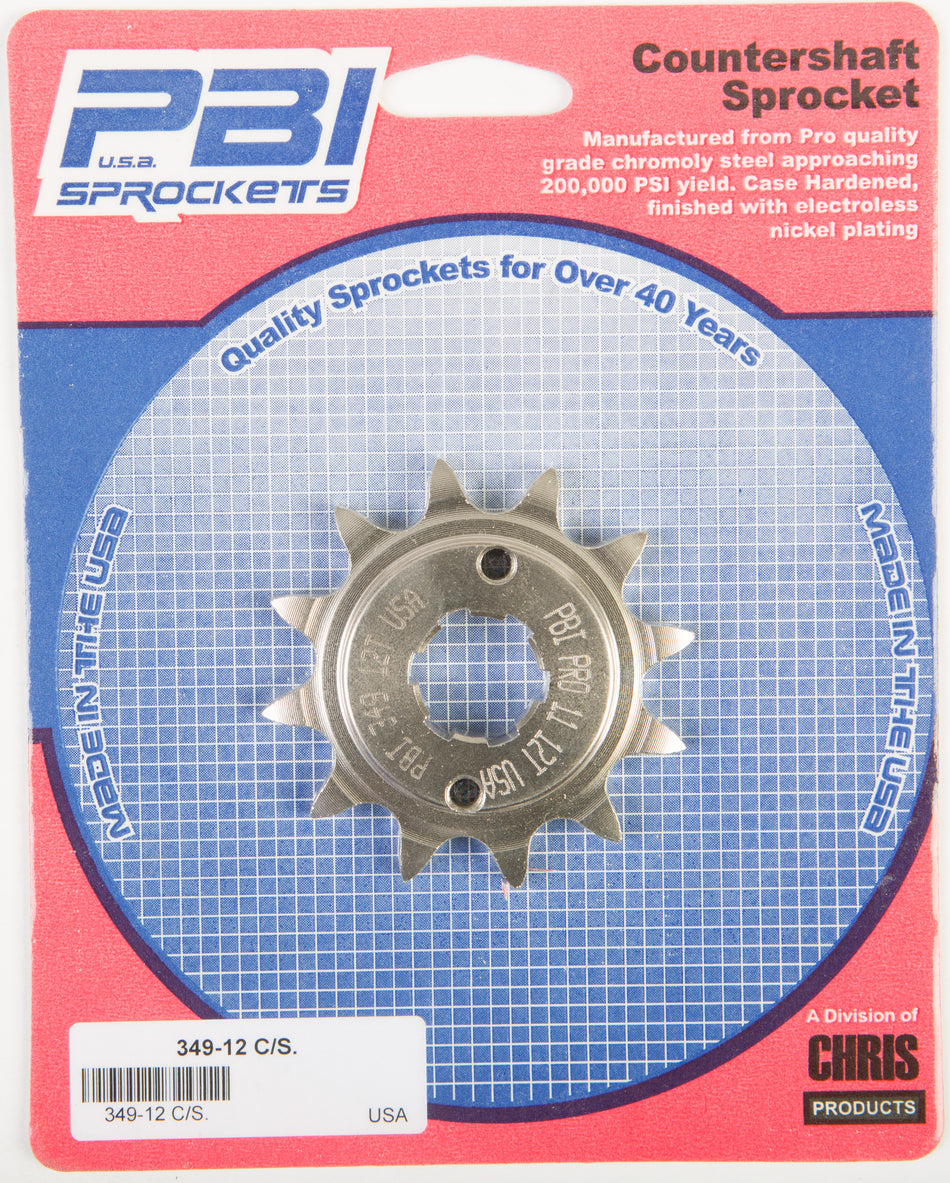 PBIFront Cs Sprocket Steel 12t-520 Hon349-12