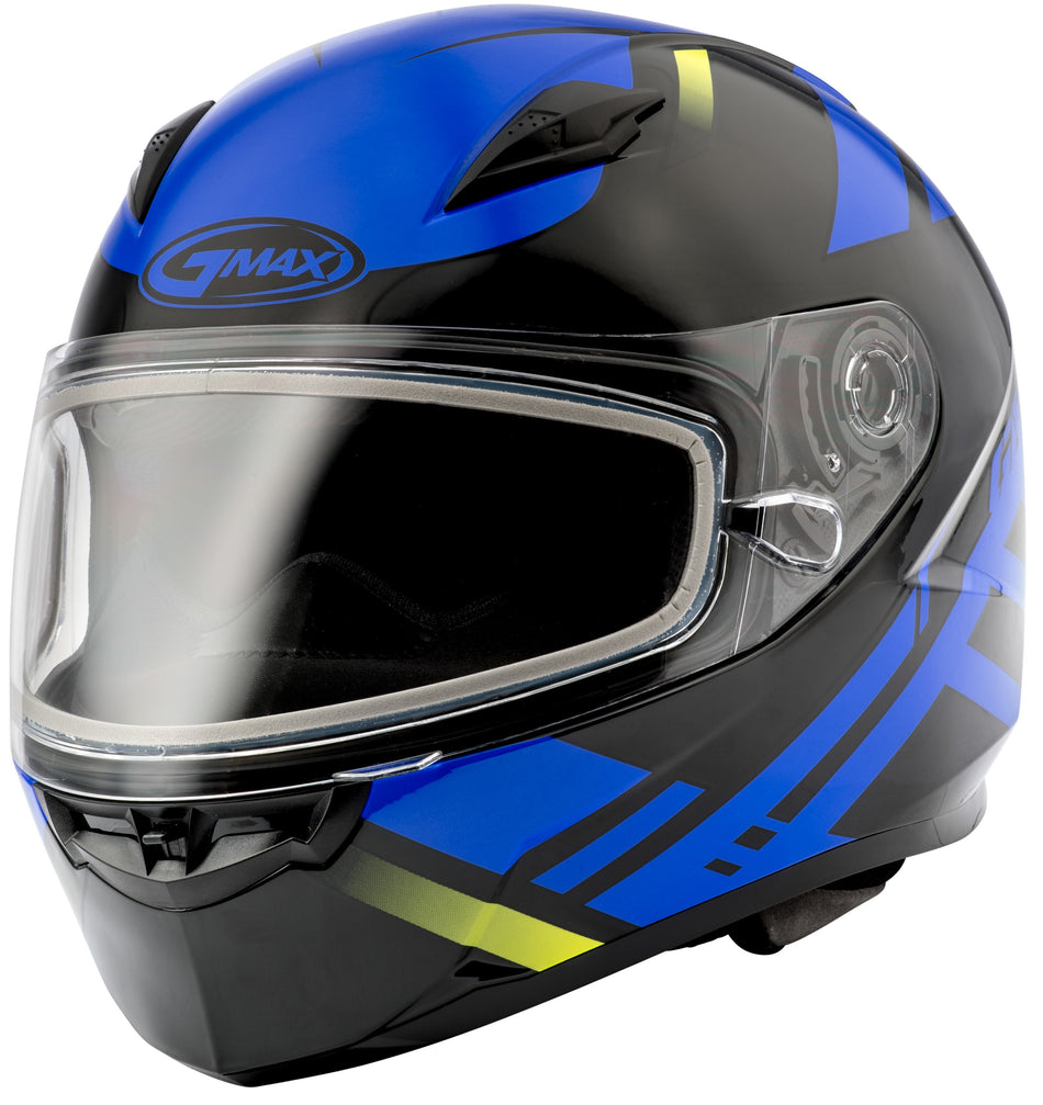 GMAX Ff-49 Full-Face Berg Snow Helmet Black/Blue Sm G2493214 TC-2
