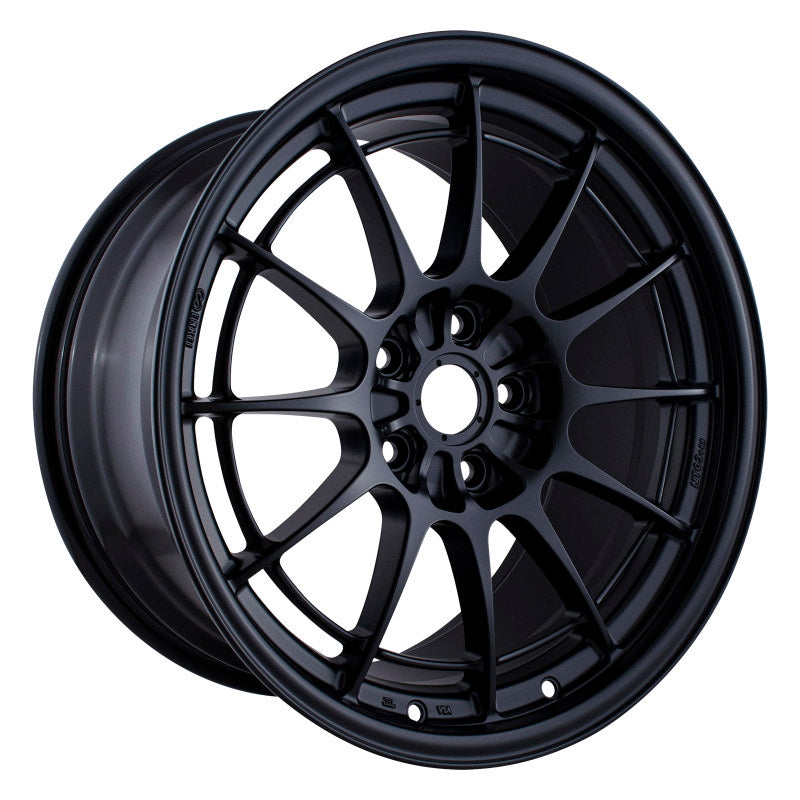 Enkei NT03+M 18x9.5 5x114.3 40mm Offset 72.6mm Bore Black Wheel G35/350Z *MOQ 40 Wheels* 3658956540BK