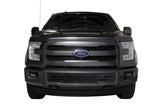 Putco 15-17 Ford F-150 - Stainless Steel Black Punch Design Bumper Grille Inserts 88160