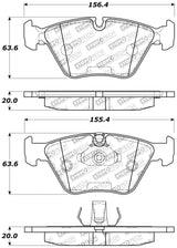 StopTech Performance 04-09 BMW X3 (E38) / 06-09 Z4 3.0Si (E86) / 00-07 330 Series Front Brake Pads 309.0946