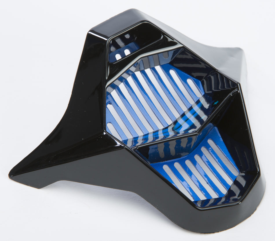 FLY RACING Kinetic Block Out Helmet Mouthpiece Blue/Black 73-3103