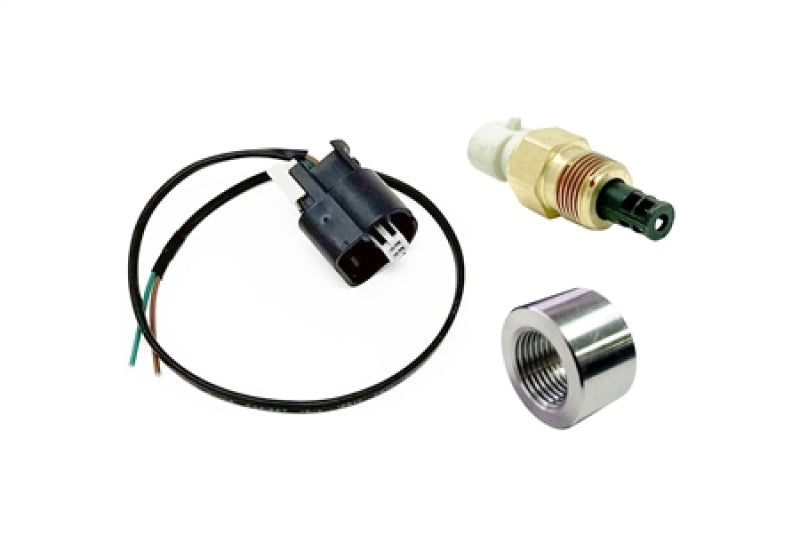 Torque Solution Fast Response SD IAT Sensor Kit GM Style IAT Sensor w/ Pigtail & Aluminum Weld Bung TS-ES-IAT-GMPA