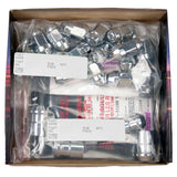 McGard 5 Lug Hex Install Kit w/Locks (Cone Seat Nut / Bulge) M12X1.5 / 3/4 Hex / 1.45in L - Chrome 84537