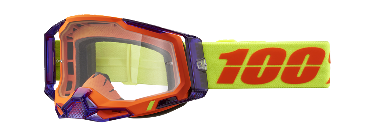 100% Racecraft 2 Schutzbrille - Panam - Klar 50009-00021