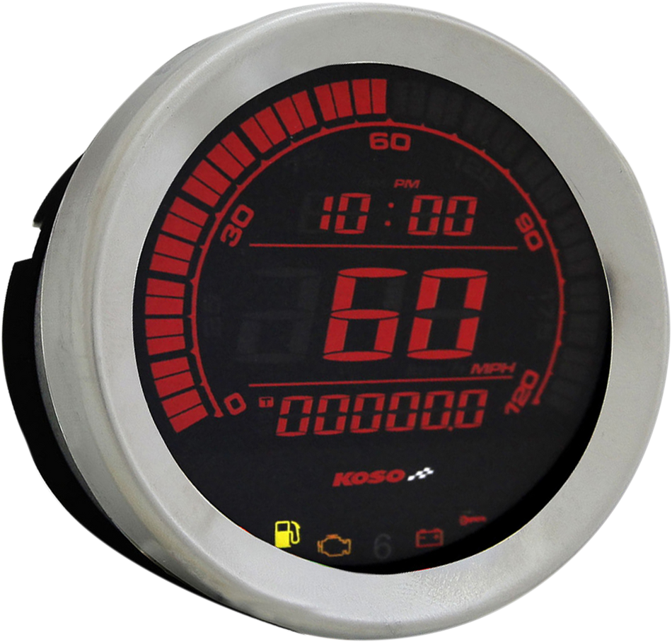 KOSO NORTH AMERICA 4" Speedometer - Chrome BA051000