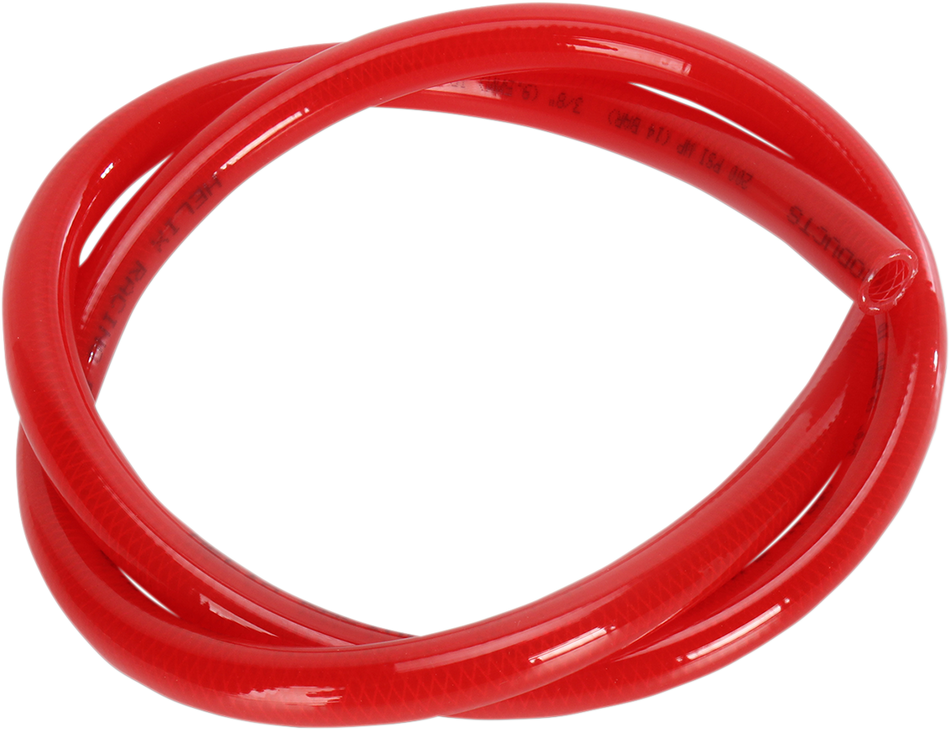HELIX High-Pressure Fuel Line - Red - 3/8" - 3' 380-9163