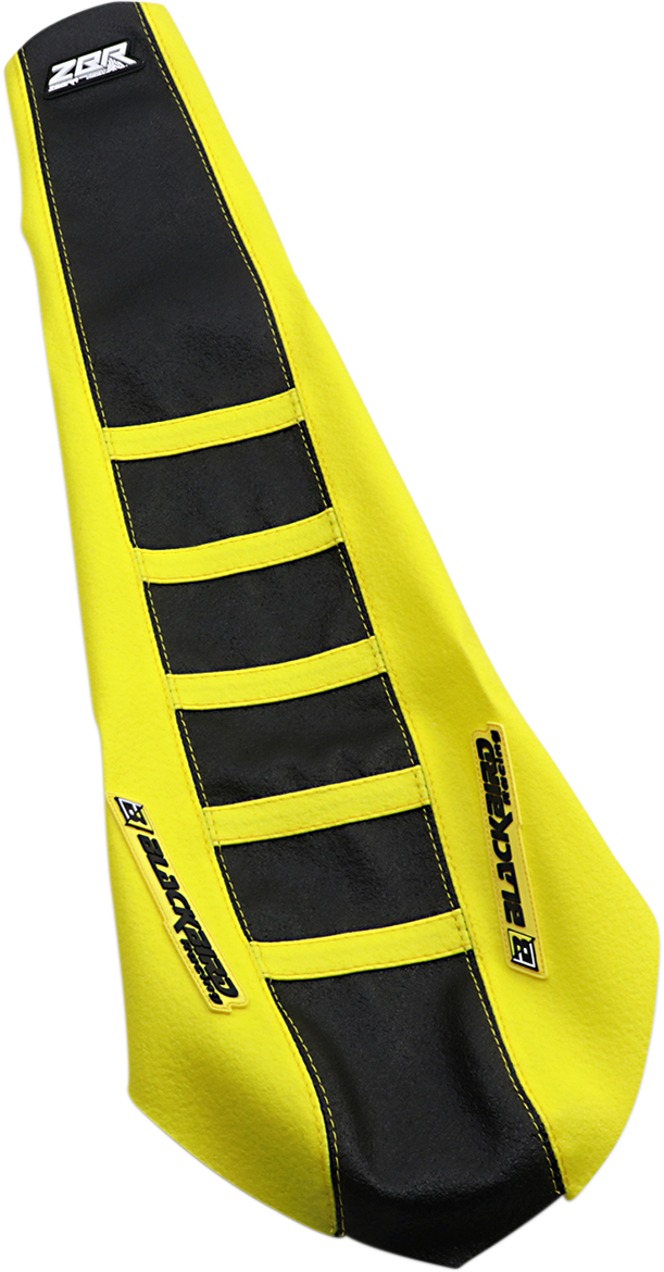 BLACKBIRD RACING Zebra Seat Cover - Gripper - Black/Yellow 1331ZUS