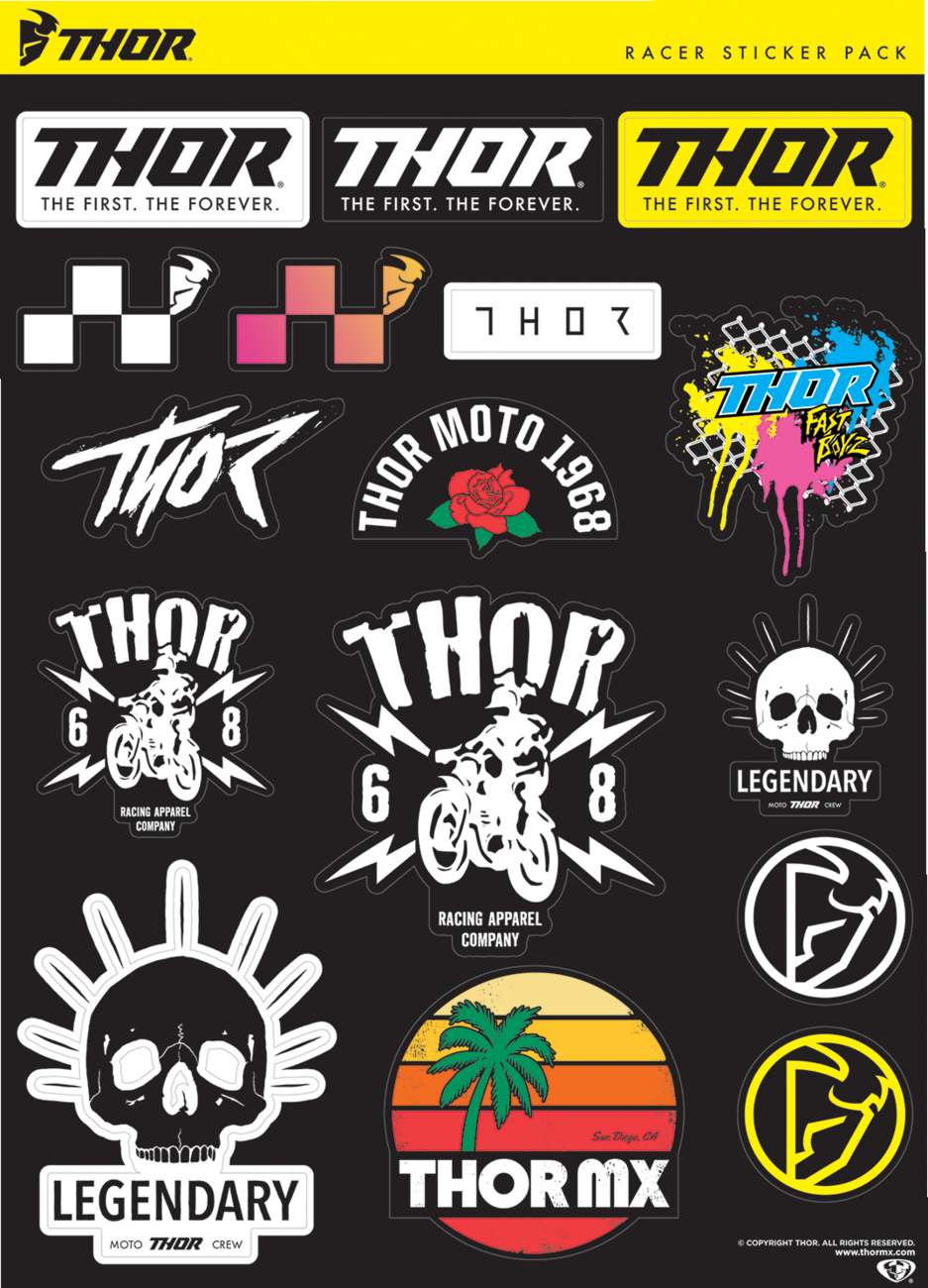 THOR Decal Sheet - Race 4320-2181