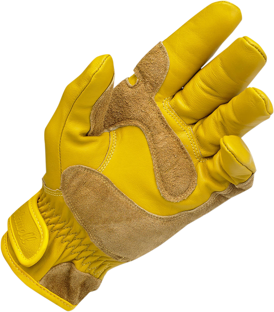 BILTWELL Work Gloves - Gold/Suede - 2XL 1503-0707-006
