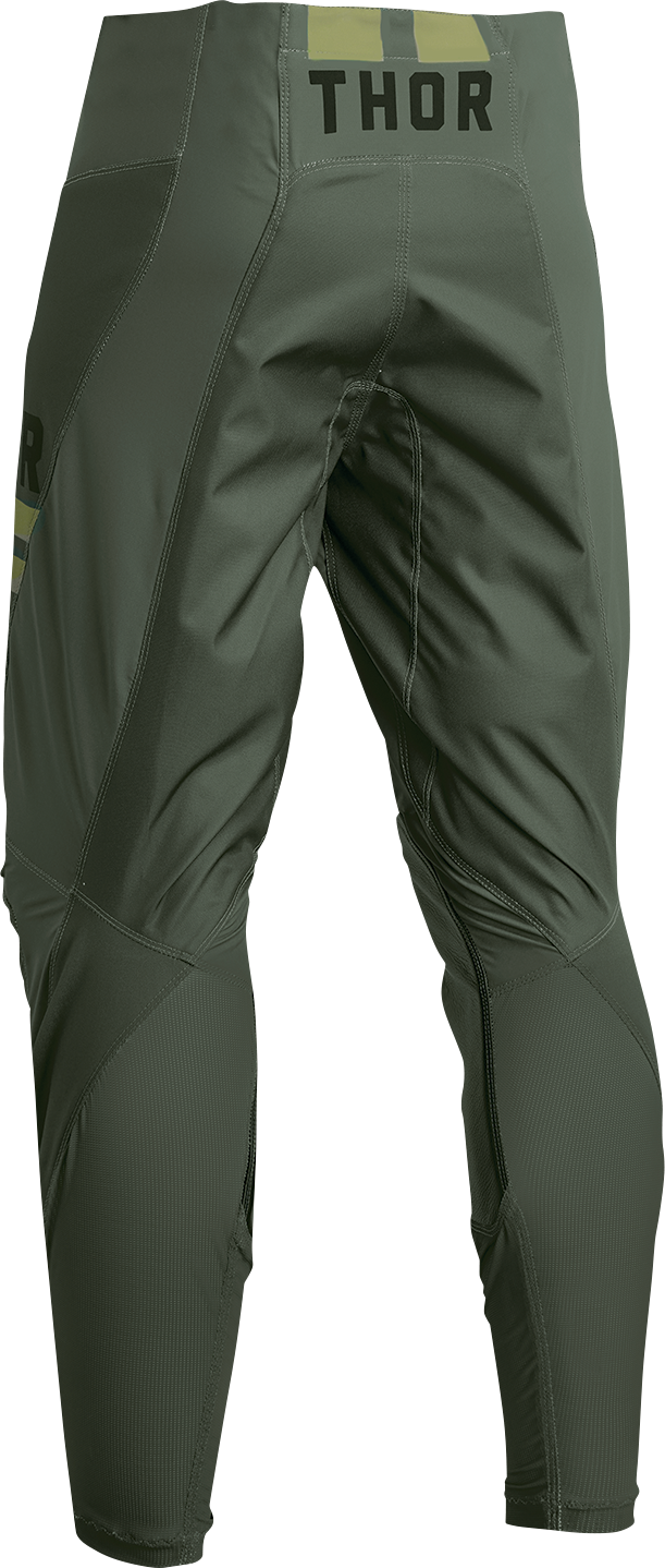 THOR Youth Pulse Combat Pants - Army Green/Black - 28 2903-2248