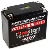 Antigravity YT12-BS High Power Lithium Battery w/Re-Start AG-AT12BS-HD-RS