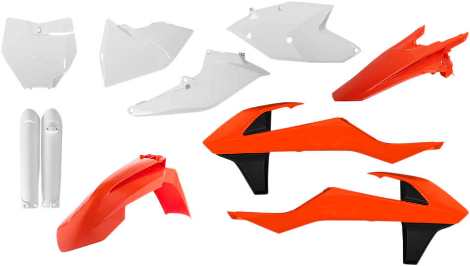 ACERBIS Full Replacement Body Kit - OEM '18 Orange/White/Black 2421065909