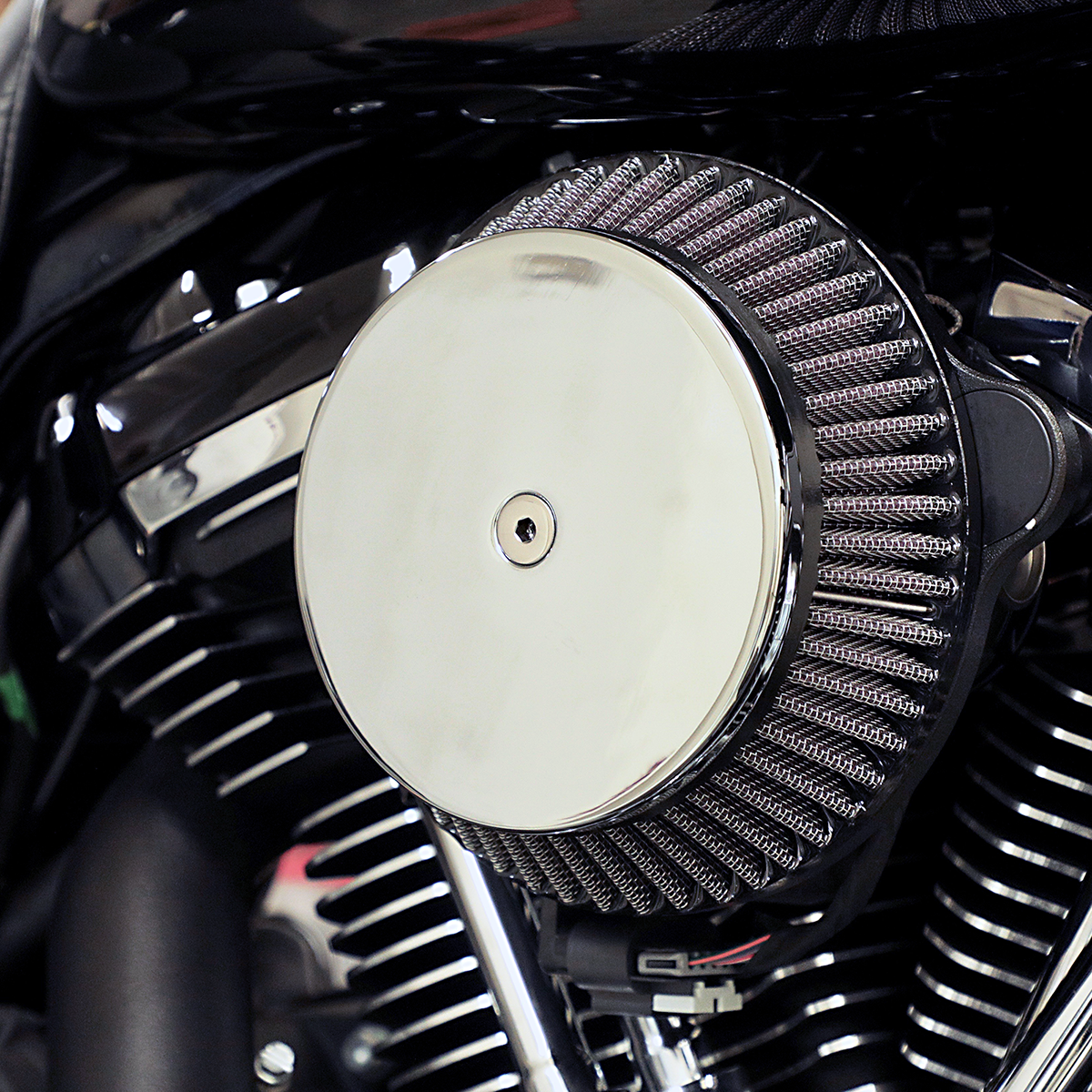 LA CHOPPERS Air Cleaner - Chrome - XL LA-2392-02