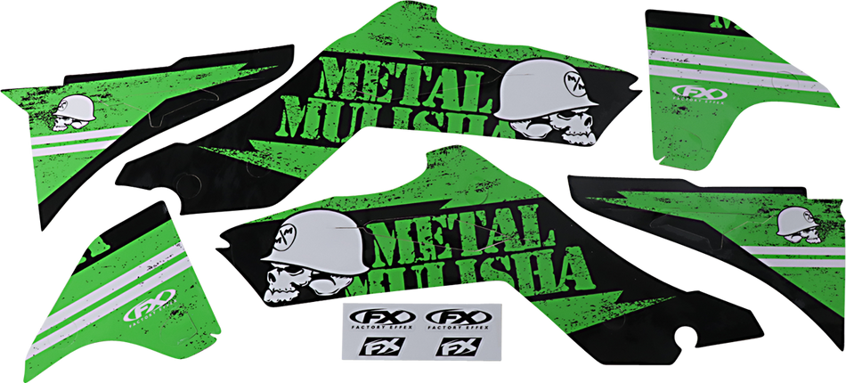 FACTORY EFFEX Metal Mulisha Graphic Kit - Kawasaki 23-11130