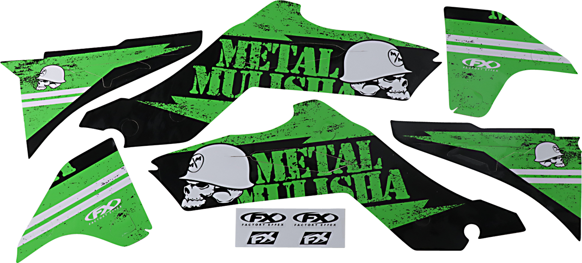 FACTORY EFFEX Metal Mulisha Graphic Kit - Kawasaki 23-11130