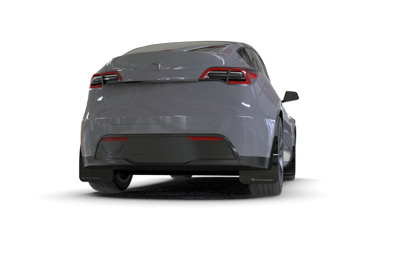 Rally Armor 20-21 Tesla Model Y UR Black Mud Flap w/ Dark Grey Logo