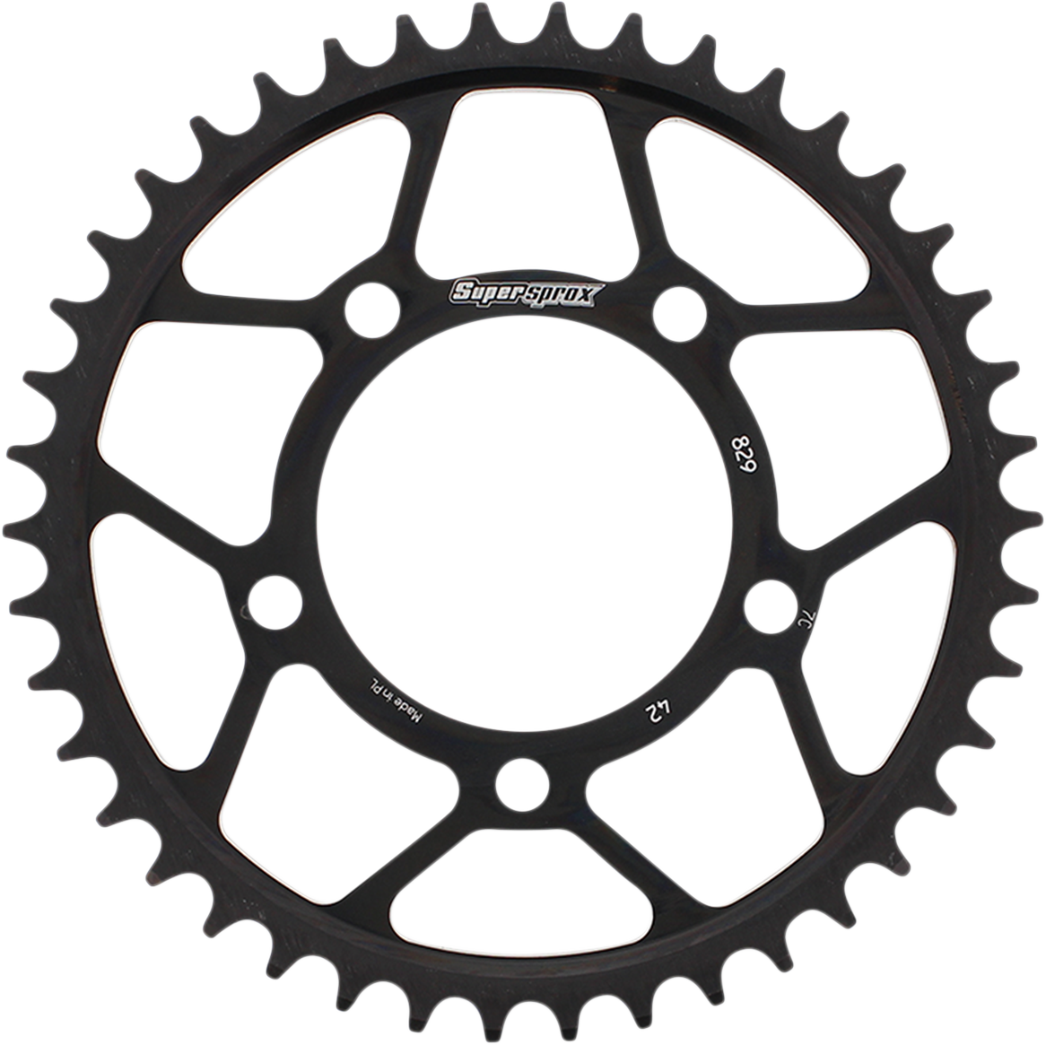 SUPERSPROX Rear Sprocket - 42 Tooth RFE-829-42-BLK