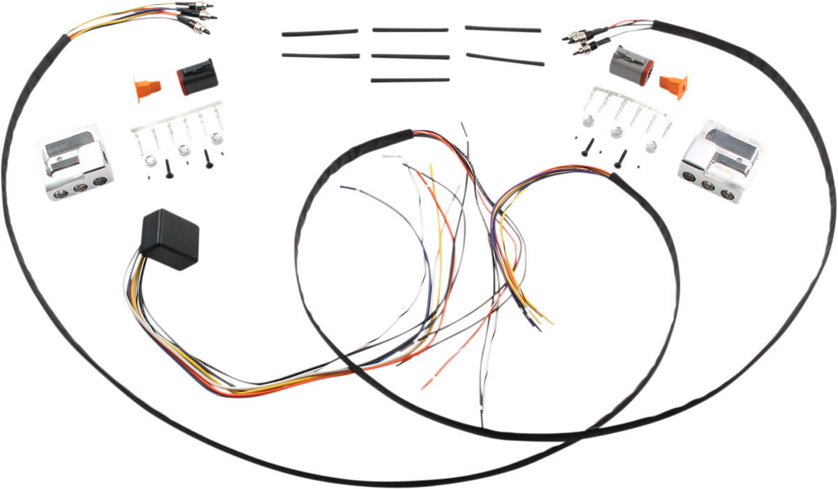 GMA ENGINEERING BY BDL Switch Kit - Brake/Clutch - Harness - Polished GMA-HBWH-SW-OP