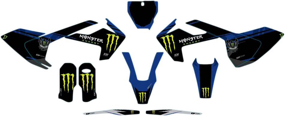 Kit gráfico D'COR VISUALS - Monster Energy 20-70-101 