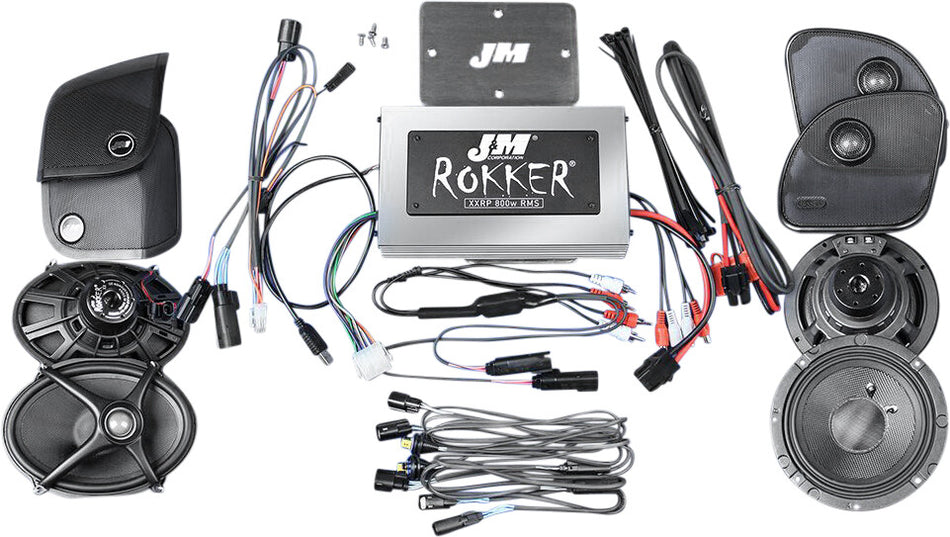 J&MRokker Xxr 800w 4-Sp/Amp Stg5 15-20 FltrXXRK-800SP4-15RC-ST5