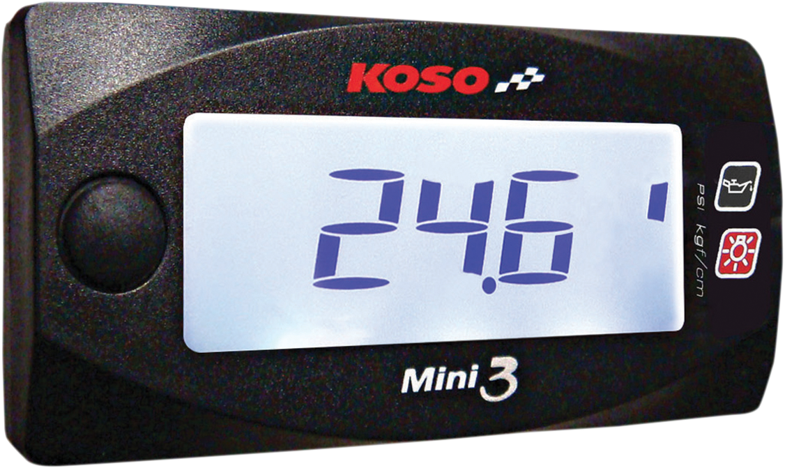 KOSO NORTH AMERICA Mini 3 Öldruckmesser BA003200