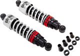 BURLY BRAND Slammer Plus Shocks - Chrome - FLH B28-1204