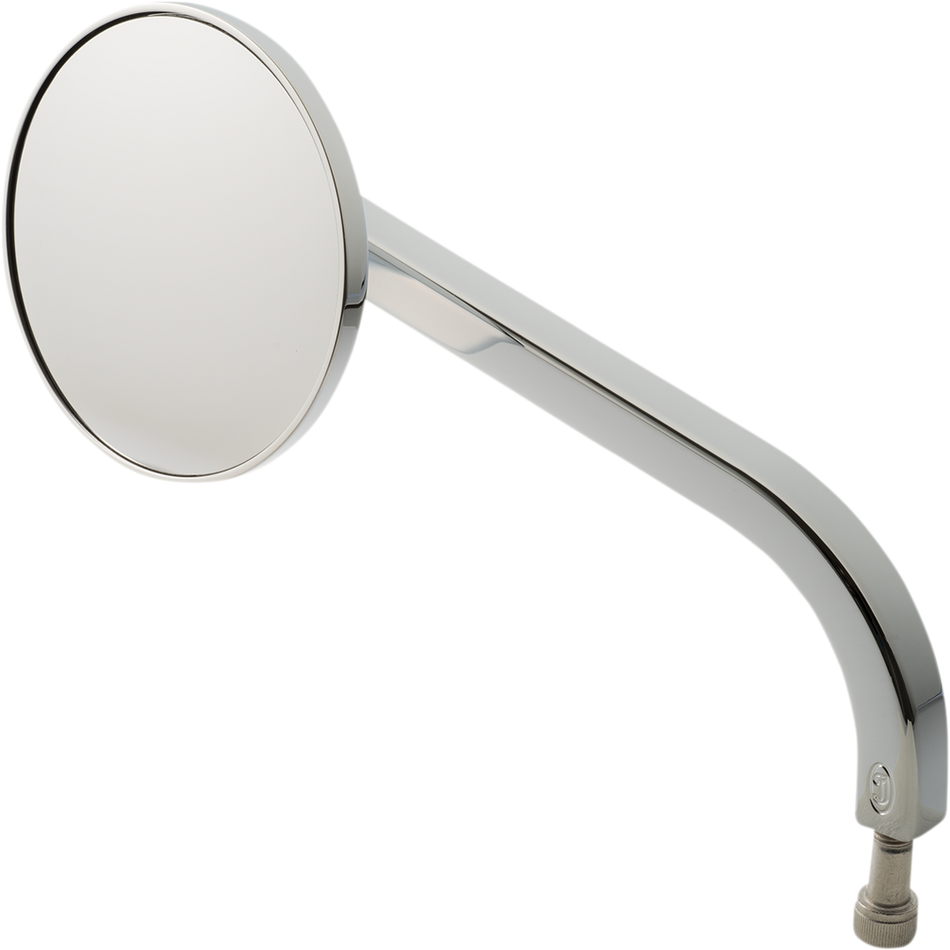 JOKER MACHINE Mirror - No. 7 Standard - Side View - Round - Chrome - Left 03-050-3L