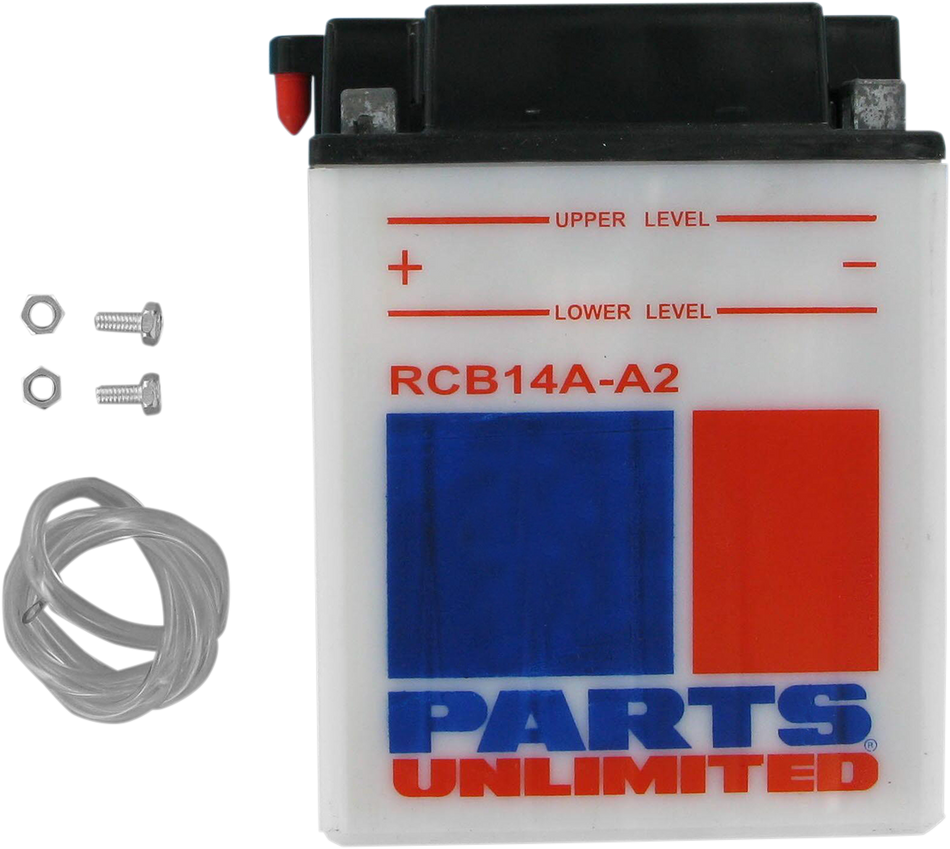 Parts Unlimited Battery - Yb14a-A2 Cb14a-A2