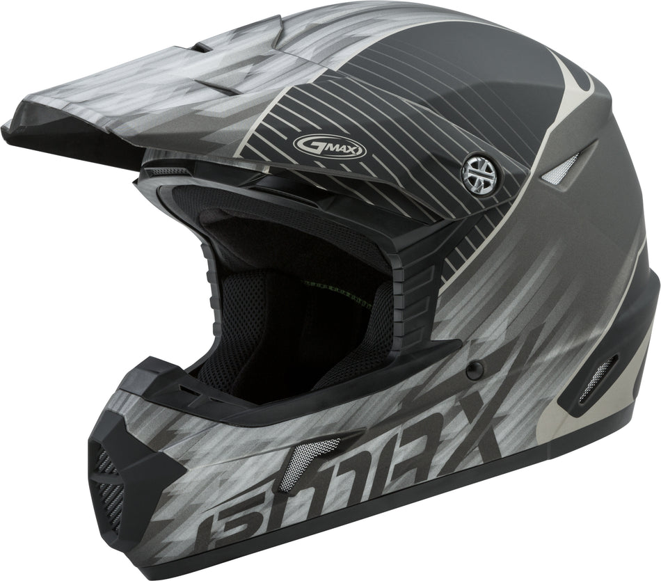 GMAX Mx-46 Off-Road Colfax Helmet Matte Black/Silver Xl G3462237
