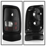 Xtune Dodge Ram 1500/2500/3500 94-01 Euro Style Tail Lights Black ALT-ON-DRAM94-BK 5012753