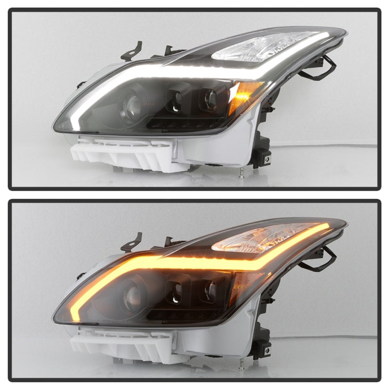 xTune Infiniti G37 Coupe (non-AFS) 08-15 Projector Headlights - Black PRO-JH-IG3708-2D-LB-BK 9039331