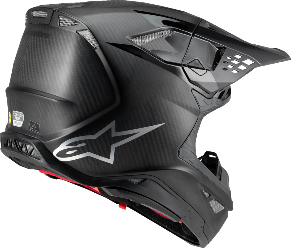 ALPINESTARS Supertech M10 Helmet - Fame - MIPS® - Black Carbon - XL 8300423-1902-XL