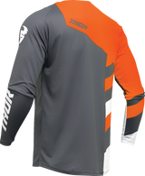 THOR Sector Checker Jersey - Charcoal/Orange - Small 2910-7587