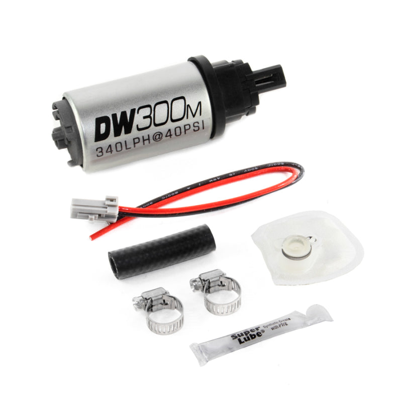 DeatschWerks 340 LPH Ford In-Tank Fuel Pump DW300M Series w/ 05-10 Mustang V6 / V8 Install Kit 9-305-1034