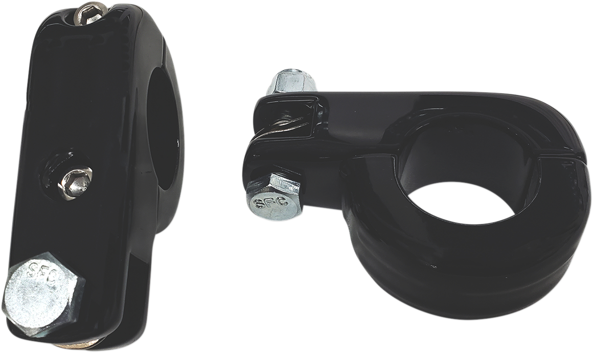 RIVCO PRODUCTS Clamps - 1-1/4" - Matte Black MV225MB