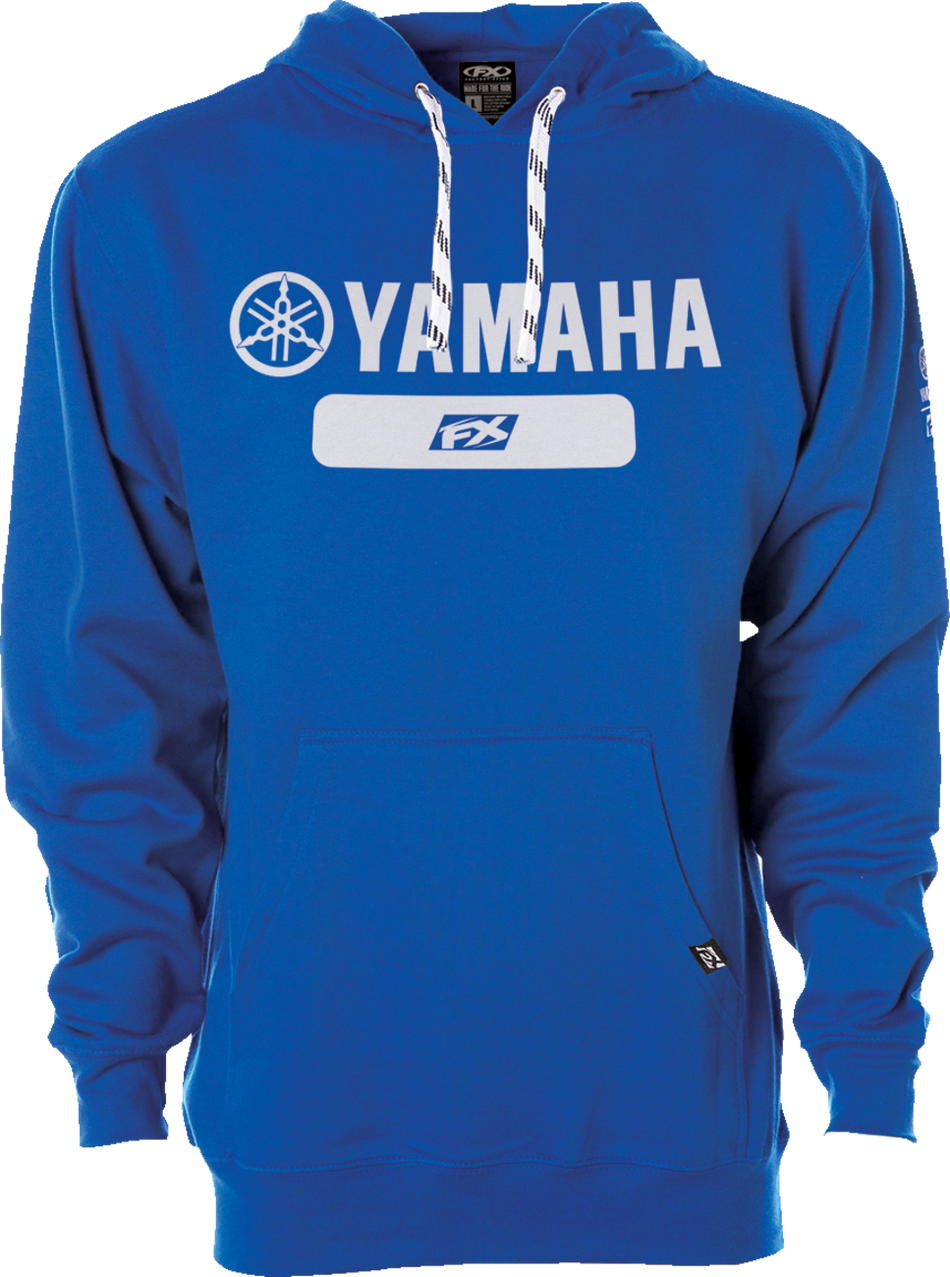 FACTORY EFFEX Yamaha University Pullover Hoodie - Royal Blue - Medium 26-88202
