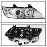 Spyder BMW Z3 96-02 Projector Headlights LED Halo Chrome High H1 Low H1 PRO-YD-BMWZ396-HL-C 5009098