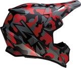 Z1R Rise Helmet - Camo - Red - XS 0110-6079