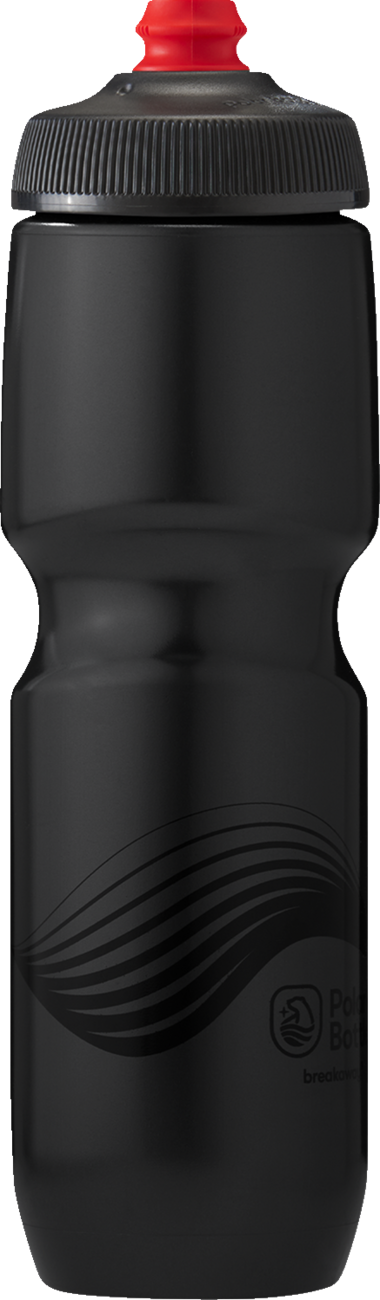 POLAR BOTTLE Breakaway Bottle - Wave - Charcoal/Black - 30 oz. SWB30OZ03