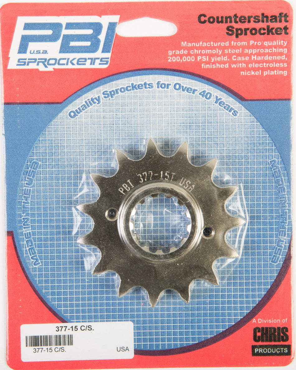 PBIFront Cs Sprocket Steel 15t-530 Hon377-15