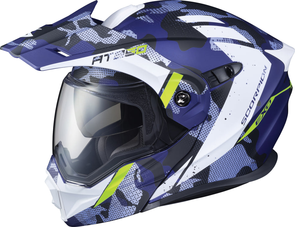 SCORPION EXO Exo-At950 Modular Helmet Outrigger Matte Blue Lg 95-1615