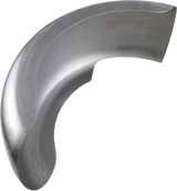 RUSS WERNIMONT DESIGNS Custom Rear Fender for Rigid Frames - Left-Side Drive - Steel - 11" W x 36.5" L 380309