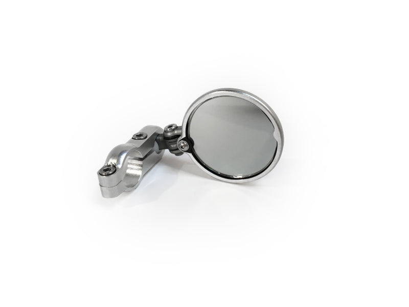 CRG Blindsight Folding 2 in. Round Bar-End Mirror - Silver