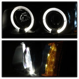 Spyder Chevy Silverado 1500 03-06 Projector LED Halo LED Amber Reflctr Blk PRO-YD-CS03-AM-BK 5009456