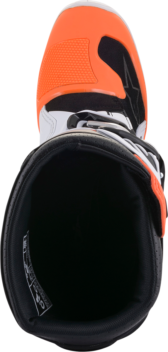 Botas ALPINESTARS Tech 7S - Negro/Naranja/Blanco - US 8 2015017-1241-8