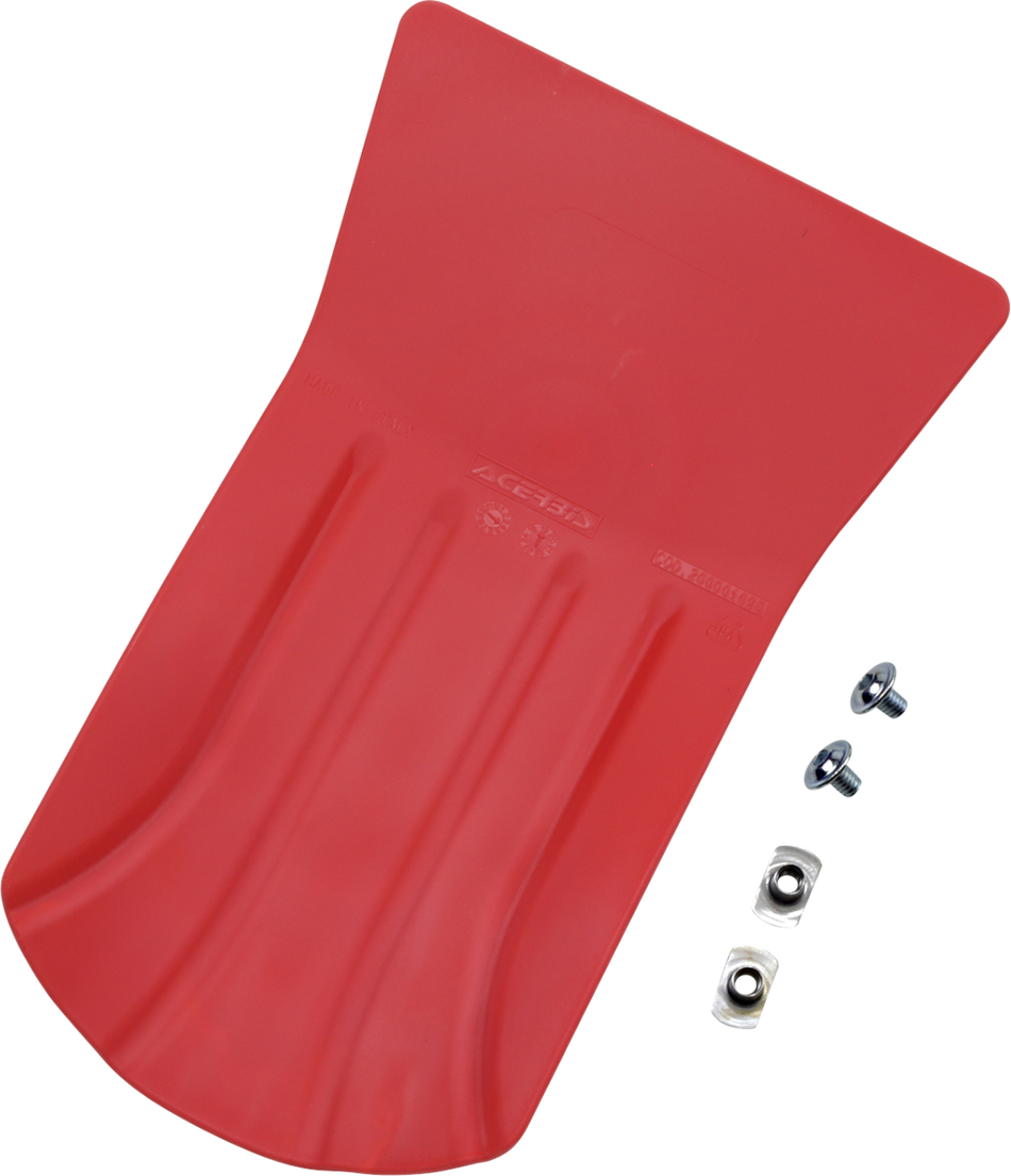 Placa protectora de bajos ACERBIS - Roja - Universal 2780590227