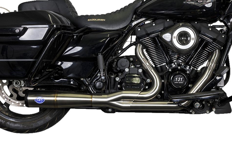S&S CYCLE Diamondback 2-1 50 State Exhaust System - Stainless Steel 550-0999A