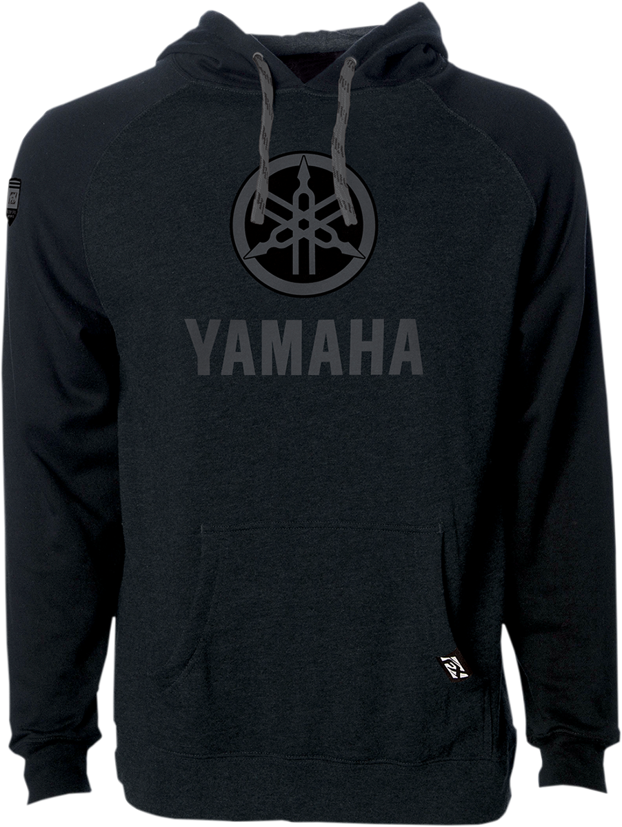 FACTORY EFFEX Yamaha Pullover Hoodie - Black - Large 25-88204
